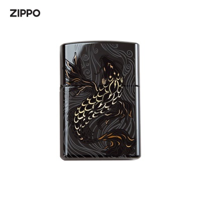 ZIPPO 之宝煤油防风打火机 山海经国潮系列 鉴赏家火机 礼品礼物 文鳐鱼s453