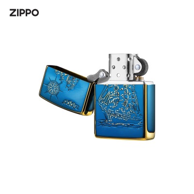 ZIPPO之宝煤油防风打火机 一帆风顺-熏金  官方原装 礼品礼物s453