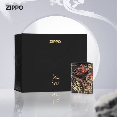 ZIPPO之宝煤油防风打火机 创意系列打火机 官方原装商务机型 礼品礼物 凤舞九天s453