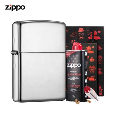 ZIPPO煤油防风打火机套装礼盒镜子250礼品 250镜子s453