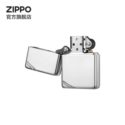 ZIPPO之宝煤油防风打火机 镜面银机14 官方原装商务机型 礼品礼物s453