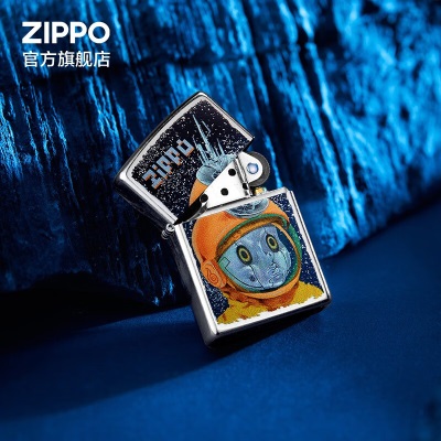 ZIPPO之宝煤油防风打火机 创意彩印系列 官方原装正版 礼品礼物 星际航行s453