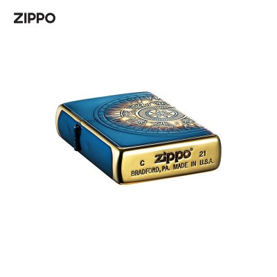 ZIPPO之宝煤油防风打火机  航海图-熏金 官方原装 礼品礼物s453