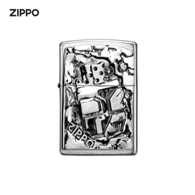 ZIPPO之宝煤油防风打火机 经典创意立体徽章 官方原装 礼品礼物s453
