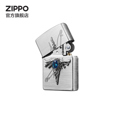 ZIPPO煤油防风打火机 创意徽章送男友 官方机型 礼品礼物s453