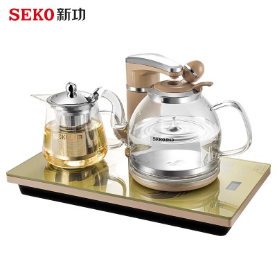 新功（SEKO）自动上水电热水壶烧水壶智能保温电茶炉烧水壶一体机泡茶专用电茶壶F147 F147s462