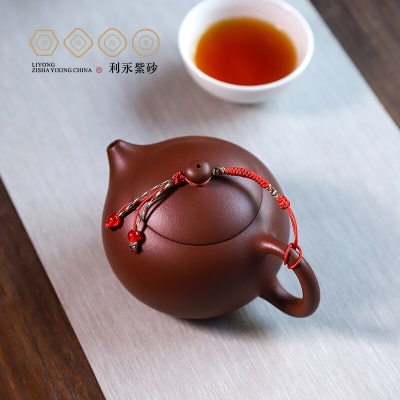 百年利永 宜兴紫砂壶茶具配件壶绳壶盖绳子 红色s466