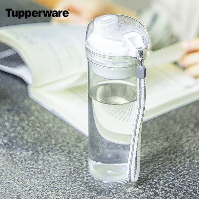 特百惠（Tupperware）晶彩400ML男女学生运动水杯带滤隔茶水分离塑料水杯子教师节礼物s467