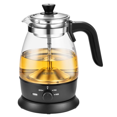 新功（SEKO） 养生壶烧水壶喷淋式电热水壶煮茶壶蒸汽式煮茶器 S35 煮茶壶s462