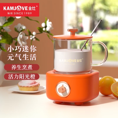 金灶（KAMJOVE）保温多功能养生茶壶迷你养生壶煮茶器煮茶壶花茶壶HT-001摩卡棕s460g