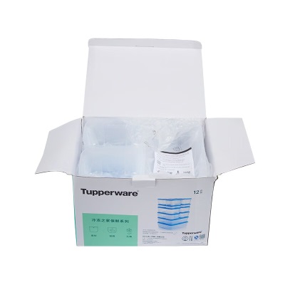 特百惠（Tupperware）冷冻保鲜盒冰箱保鲜12件套密封耐低温叠放食品级收纳盒礼盒装s467