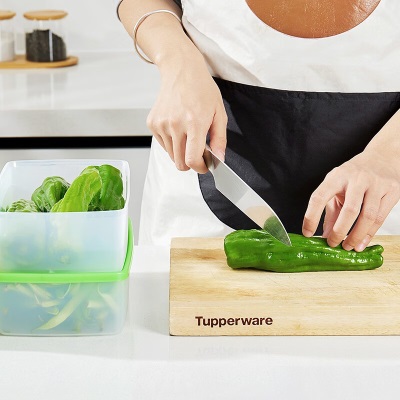 特百惠（Tupperware）家用冰箱冷藏保鲜密封储存不串味整齐叠放蔬果收纳盒12件套礼盒装s467