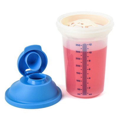 特百惠（Tupperware）智能摇摇杯带刻度食物辅食奶昔制备耐高温水杯颜色随机s467