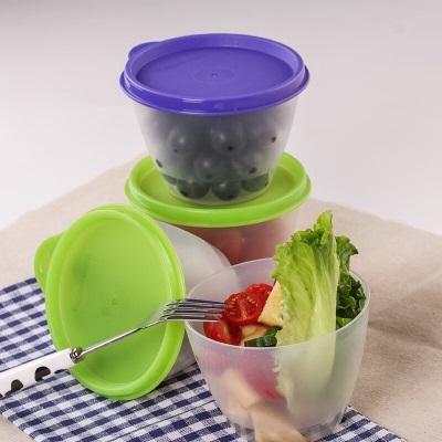 特百惠（Tupperware）零食外带盒密封冰箱冷藏鲜果保鲜碗运动水瓶依可瓶颜色随机s467