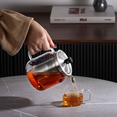 尚明耐热玻璃冲茶壶泡茶壶茶水分离过滤家用大容量泡茶器加厚茶具s476