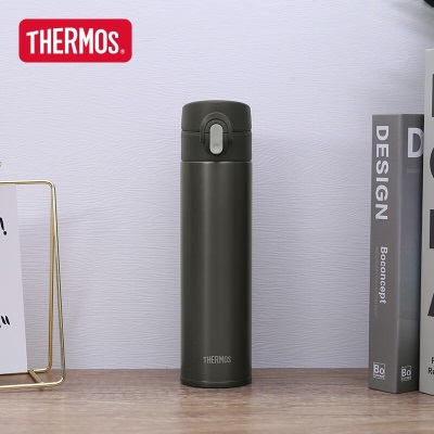 膳魔师（THERMOS）钛杯男女士保温杯纯钛便携办公泡茶杯咖啡杯节日礼物TCTD-400s472