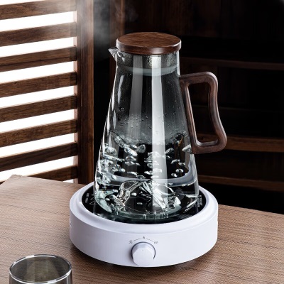 天喜（TIANXI）家用冷水壶凉水壶套装轻奢大容量泡茶玻璃水杯防爆耐高温s471