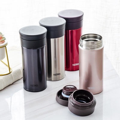 膳魔师（THERMOS）保温杯不锈钢杯子办公便携商务泡茶杯节日礼物定制刻字TCMA-400s472