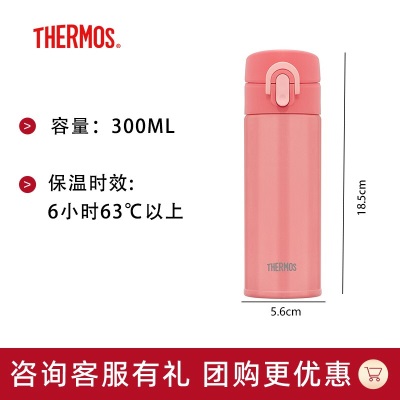 膳魔师（THERMOS） 朱一龙同款眼影系列保温杯女礼盒送女友杯子TCNI-300节日礼物s472