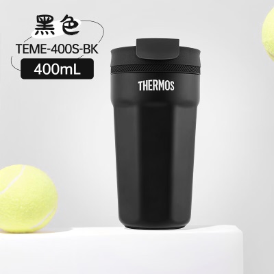 膳魔师（THERMOS）保温杯咖啡杯男女便携随行316L不锈钢简约保冷八角杯子TEME-400s472