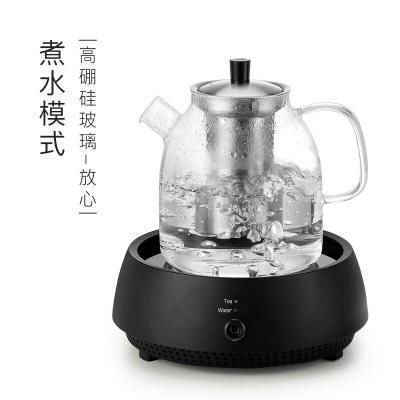 尚明耐热玻璃茶壶电陶炉茶壶过滤泡茶壶家用办公煮茶器大容量茶具套装s476