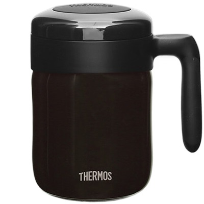 膳魔师（THERMOS）不锈钢水杯办公泡茶杯咖啡杯大容量桌面把手杯学生保温杯TCMM-520s472