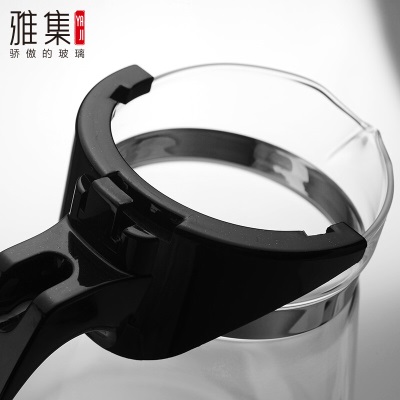 雅集飘逸杯玻璃茶具 简易冲茶器过滤泡茶壶耐热茶壶750MLs477