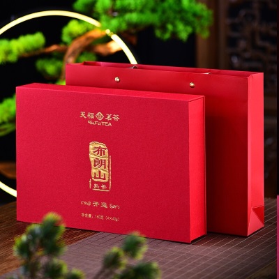 天福茗茶（TenFu’s TEA） 云南布朗山2015年原料熟普散茶开运普洱熟茶礼盒装160gs482