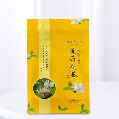 天福茗茶（TenFu’s TEA） 茉莉花茶 广西贵港花茶茶叶袋装100克s481