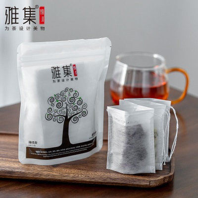 雅集茶叶包玉米纤维茶包泡茶袋过滤袋空茶包袋一次性环保卤料袋120片s477