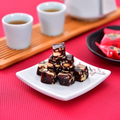 天福茶食 红茶核桃糕 传统糕点 茶点 零食休闲小吃 糖果220g