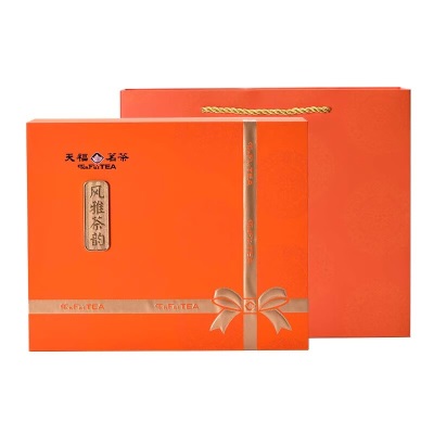天福茗茶（TenFu’s TEA）天福茗茶 2023风雅茶韵茶叶礼盒装 有情大红袍+礼盒 80g *s482