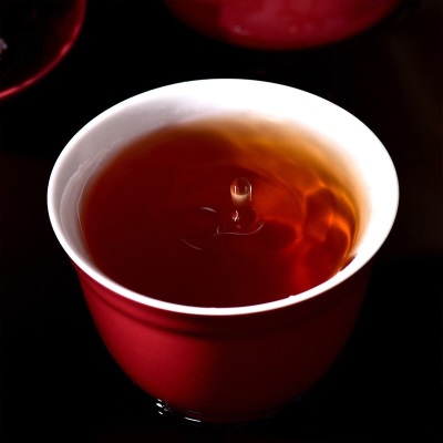 天福茗茶（TenFu’s TEA） 元宝罐熟普普洱茶熟茶散茶2000年原料天福58度系列普洱500gs482