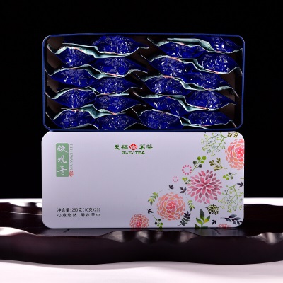 天福茗茶（TenFu’s TEA） 清香型茶叶铁观音 2023新茶 乌龙茶铁观音盒装250Gs481