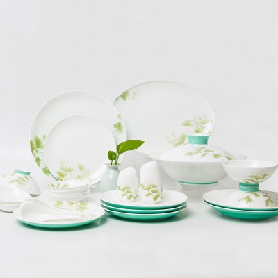 Gao Chun Ceramics高淳陶瓷骨瓷日用米饭碗碟盘勺碟子厨房套件单碗碟盘陶瓷家用餐具