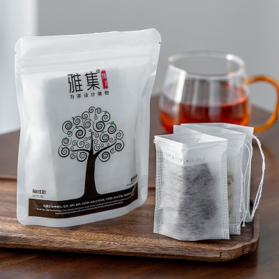 雅集茶叶包玉米纤维茶包泡茶袋过滤袋空茶包袋一次性环保卤料袋120片s477