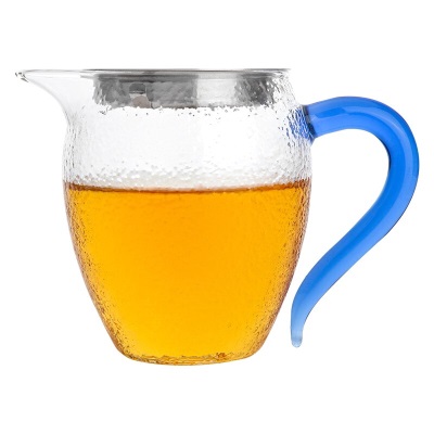 雅集茶具锤纹龙胆公道杯分茶器耐热加厚带过滤茶具配件泡茶壶套装s477