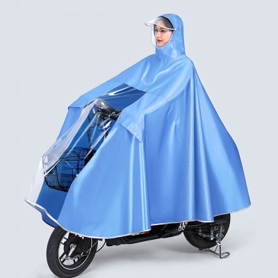 正招雨衣电动摩托车单双人男款女士新款电瓶自行车长款全身防暴雨雨披s501