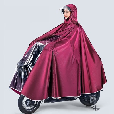 正招雨衣电动摩托车单双人男款女士新款电瓶自行车长款全身防暴雨雨披s501
