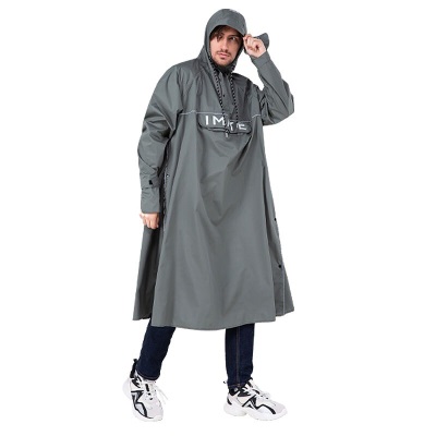 imate亿美YL236可收纳长装雨衣户外雨披骑行旅游徒步成人连体便携袖长款雨衣s502