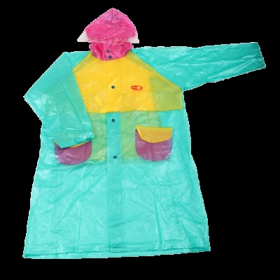 亿美（imate）078儿童雨衣带书包位防水小学生雨衣幼儿园宝拼色雨披s502