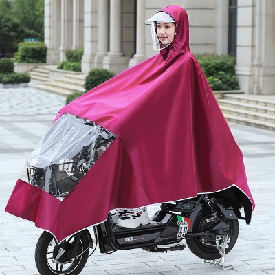 正招 雨衣电动电瓶车雨衣长款全身加大加厚女士摩托骑车雨衣防暴雨专用雨披s501