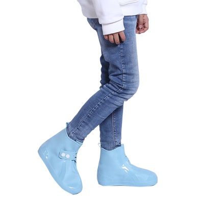 骑安儿童雨鞋套成人加厚防滑耐磨防水鞋套便携硅胶雨靴套小学生男女童s503