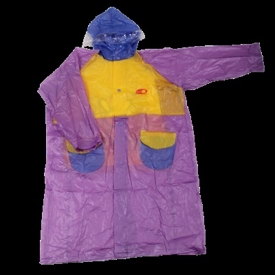 亿美（imate）078儿童雨衣带书包位防水小学生雨衣幼儿园宝拼色雨披s502