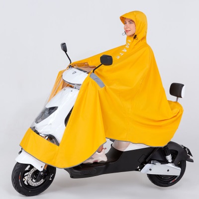 imate亿美YM259可收纳长装雨衣户外雨披骑行旅游徒步成人连体便携袖长款雨衣 橘黄色s502