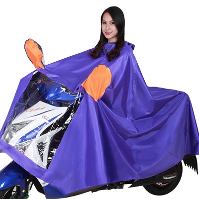 雨披加大加厚防水电动自行车单人男摩托车成人女大帽檐电瓶车雨衣s504s499