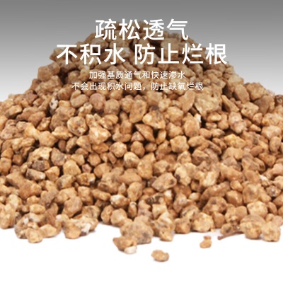 德沃多肥料麦饭石2.5KG(2-4mm)多肉颗粒铺面石无土栽培基质疏松透气改善土壤s509