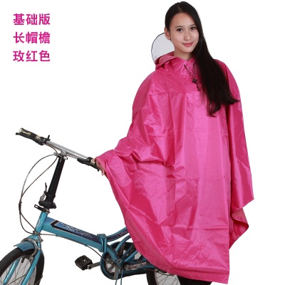 自行车雨衣加大加厚电动车女骑行男成人山地车学生电单车单人雨披s504s499