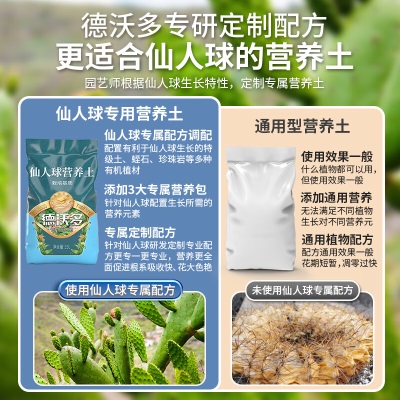 德沃多肥料仙人球专用营养土15L园艺绿植盆栽养花土壤有机复合基质种植土壤s509