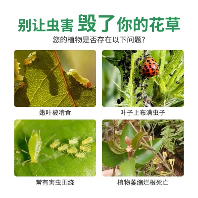 德沃多肥料花卉杀虫剂喷雾500ml家庭园艺杀虫水乳剂多肉月季花红蜘蛛喷射剂s509